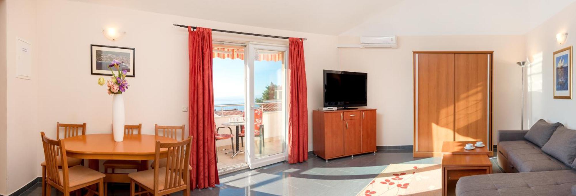 Apartments Vila Adrijana & Fitness Studio Wolf Bv Baška Voda Exteriör bild